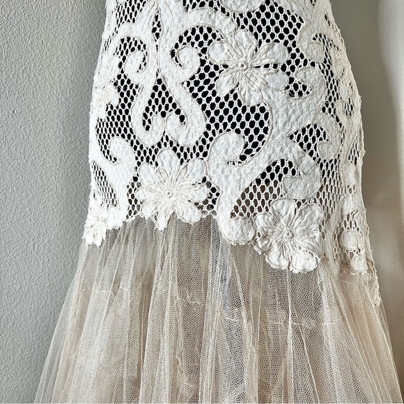 RARE • Free People Limited Edition Ana’s White Story Maxi Dress • - Picture 5 of 15